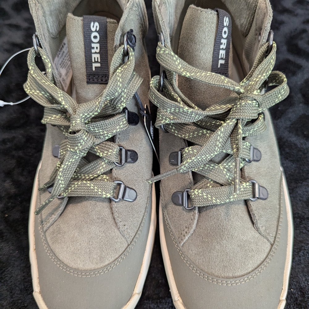 Sorel Green Lace-Up Boots